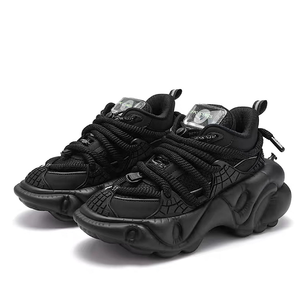 Multi different color dull color gimmick wide sneakers HL3153 – HI 