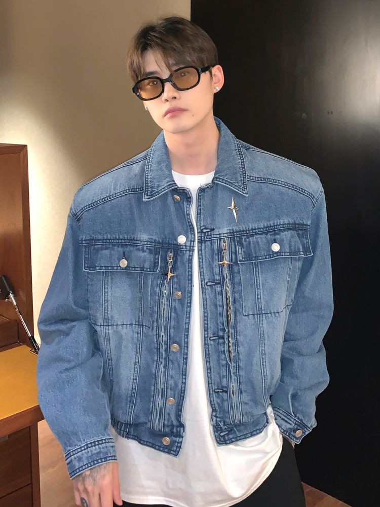 BTS Jungkook Inspired Denim Jacket