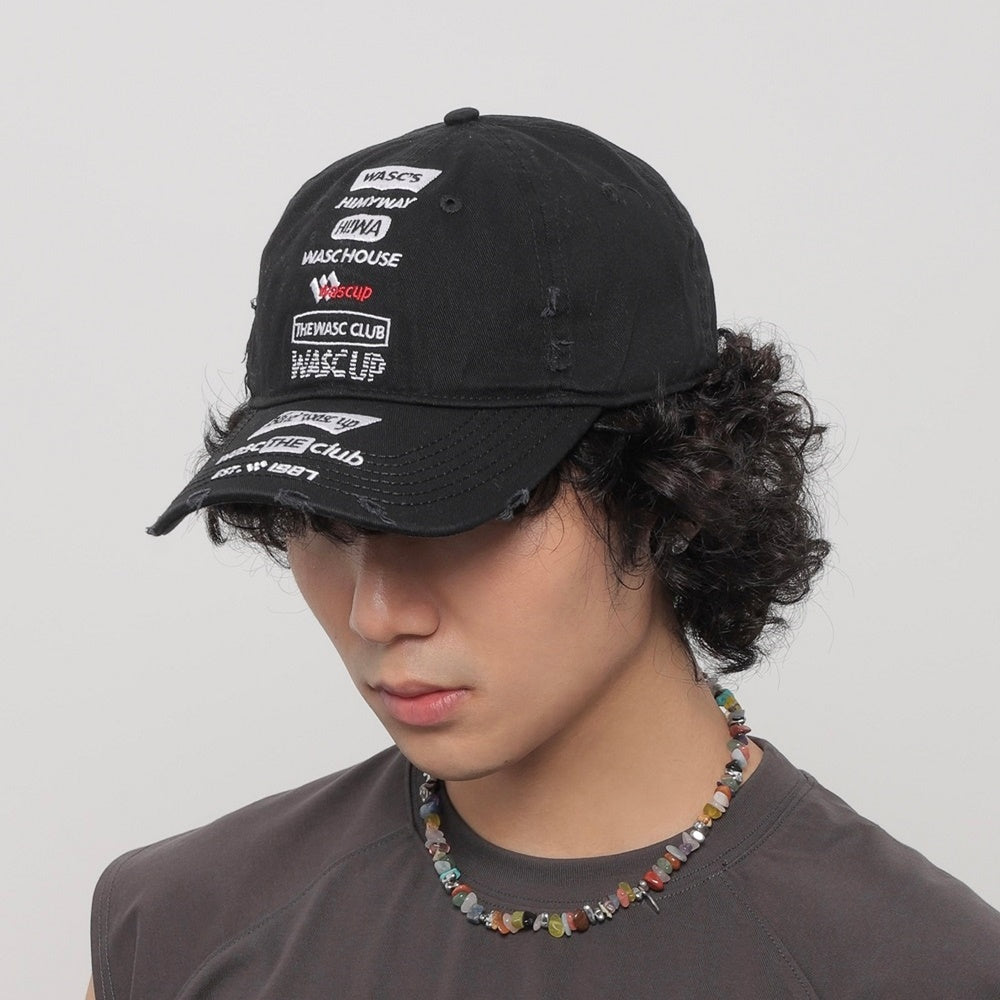 【WORLD WIDE】Bad initial design simple cap  WI0009