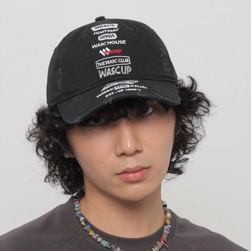 【WORLD WIDE】Bad initial design simple cap  WI0009