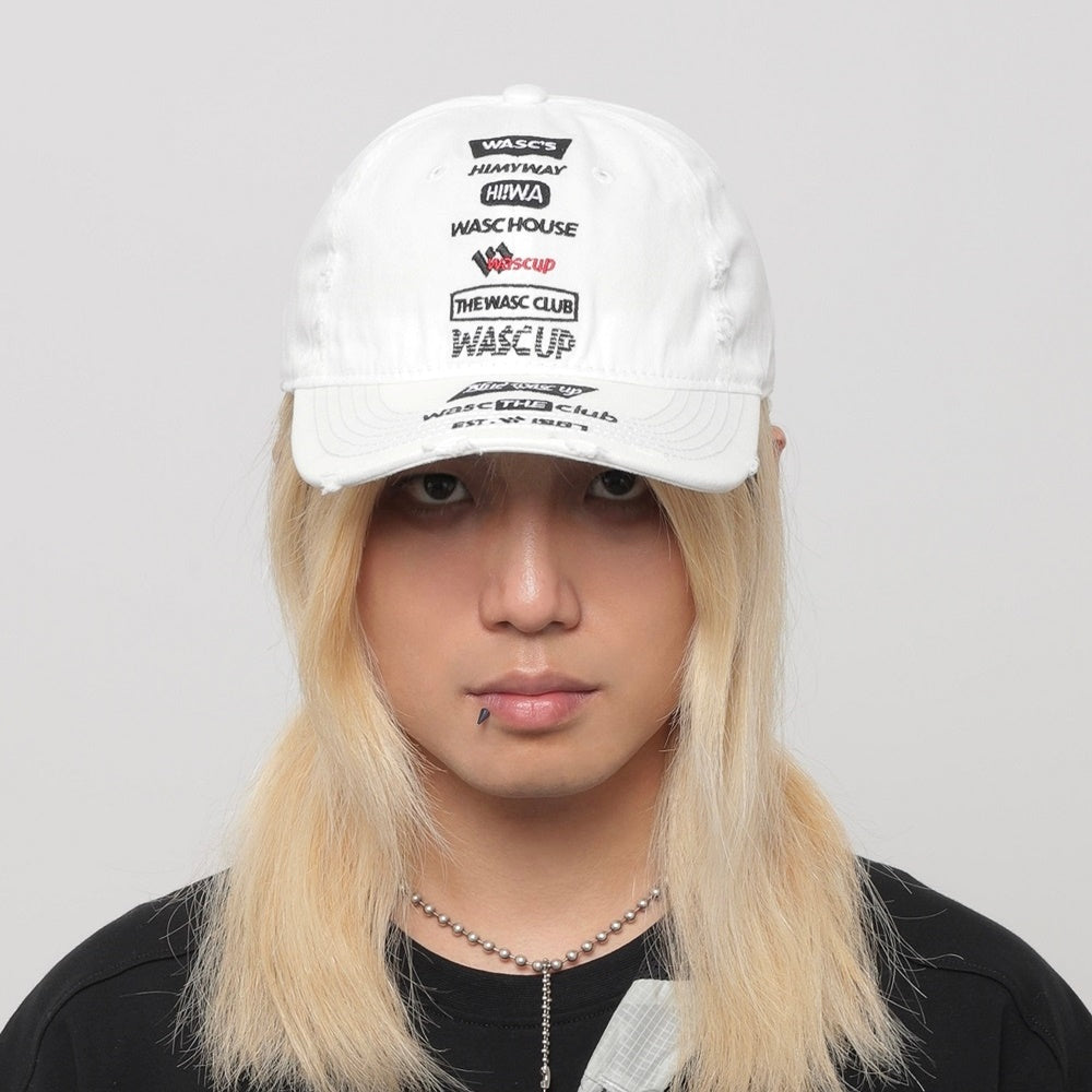 【WORLD WIDE】Bad initial design simple cap  WI0009