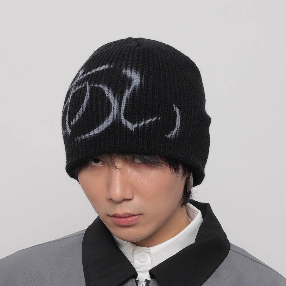 【WORLD WIDE】Weber Dull Base Color Street Knit Hat  WI0007