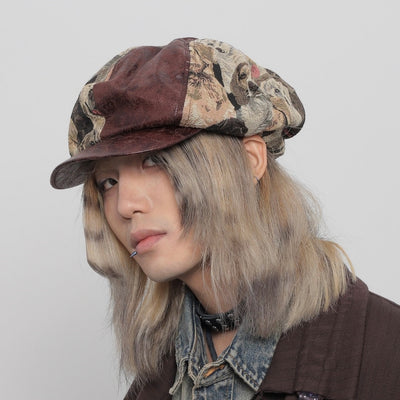 【WORLD WIDE】Art Plus Base Design Color Hunting Cap  WI0010