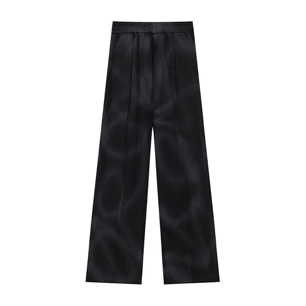 【NIUGULU】Subculture Initial Design Wash Style Sweatpants  NG0045