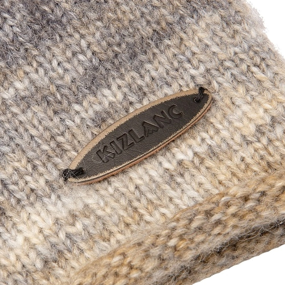 【WORLD WIDE】Mid-length slash damage gradient beanie  WI0002