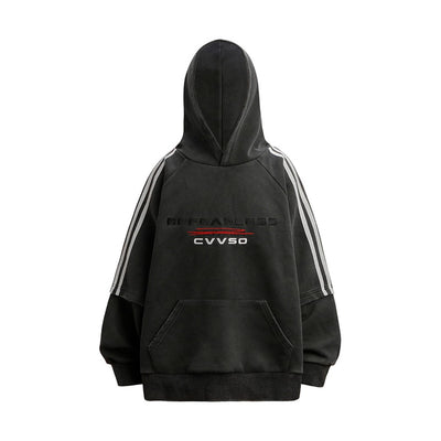 【NIHAOHAO】Oversized sideline design basic hoodie  NH0168