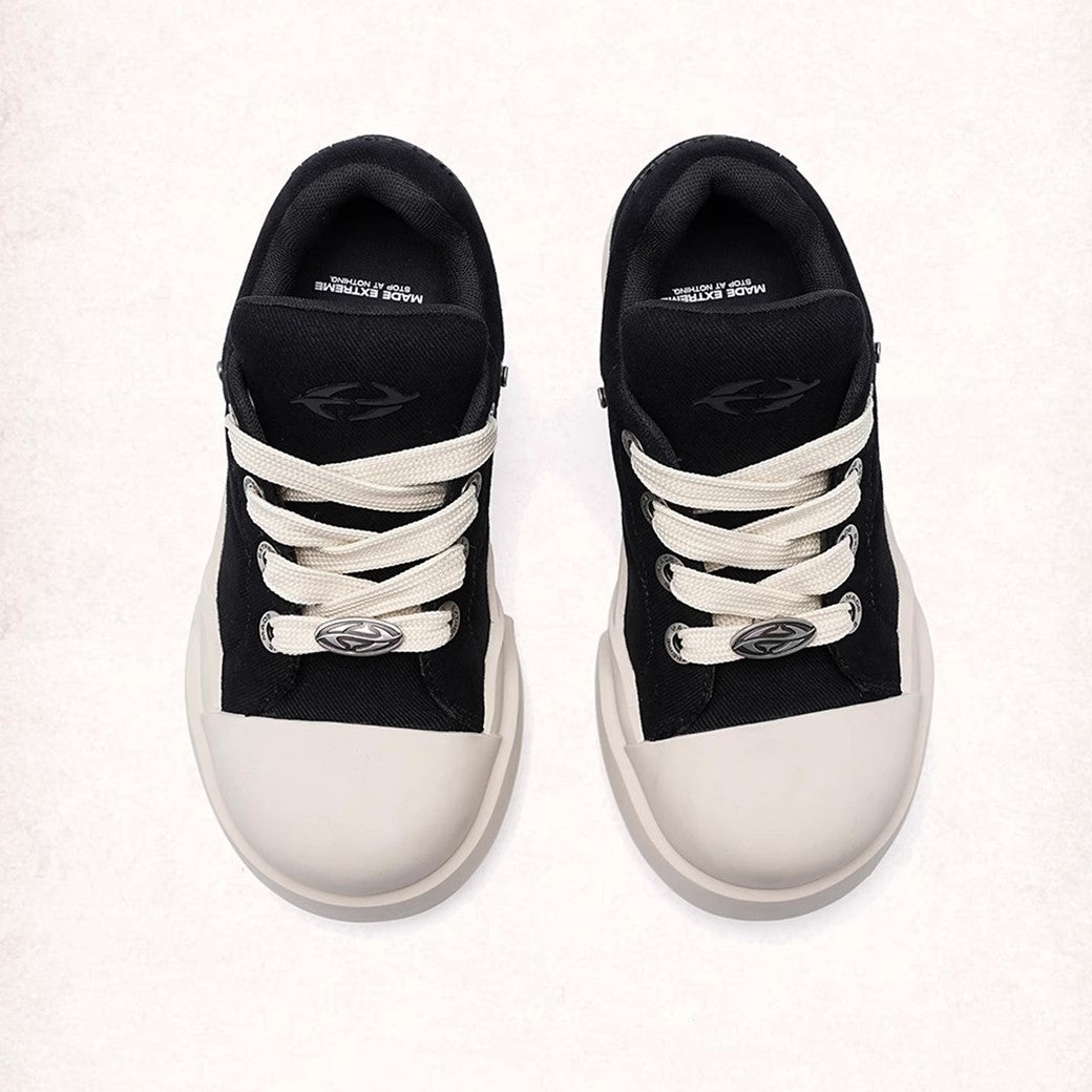 【MR nearly】Double color point street platform sneakers  MR0100