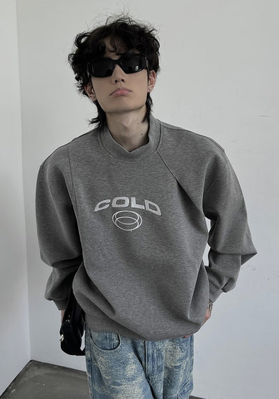 【SOULWORKER】Initial logo front design basic style sweatshirtc  SW0042