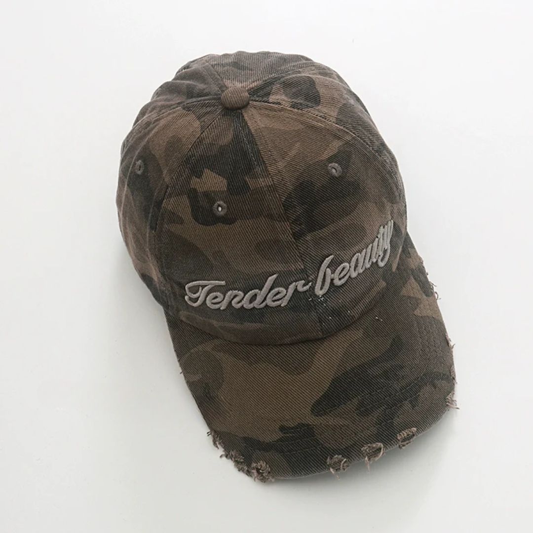 Random color camouflage design cap  HL3066