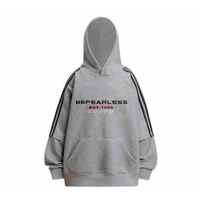 【NIHAOHAO】Oversized sideline design basic hoodie  NH0168