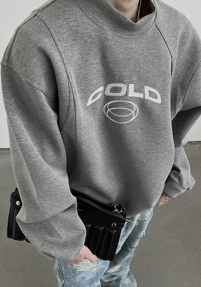 【SOULWORKER】Initial logo front design basic style sweatshirtc  SW0042