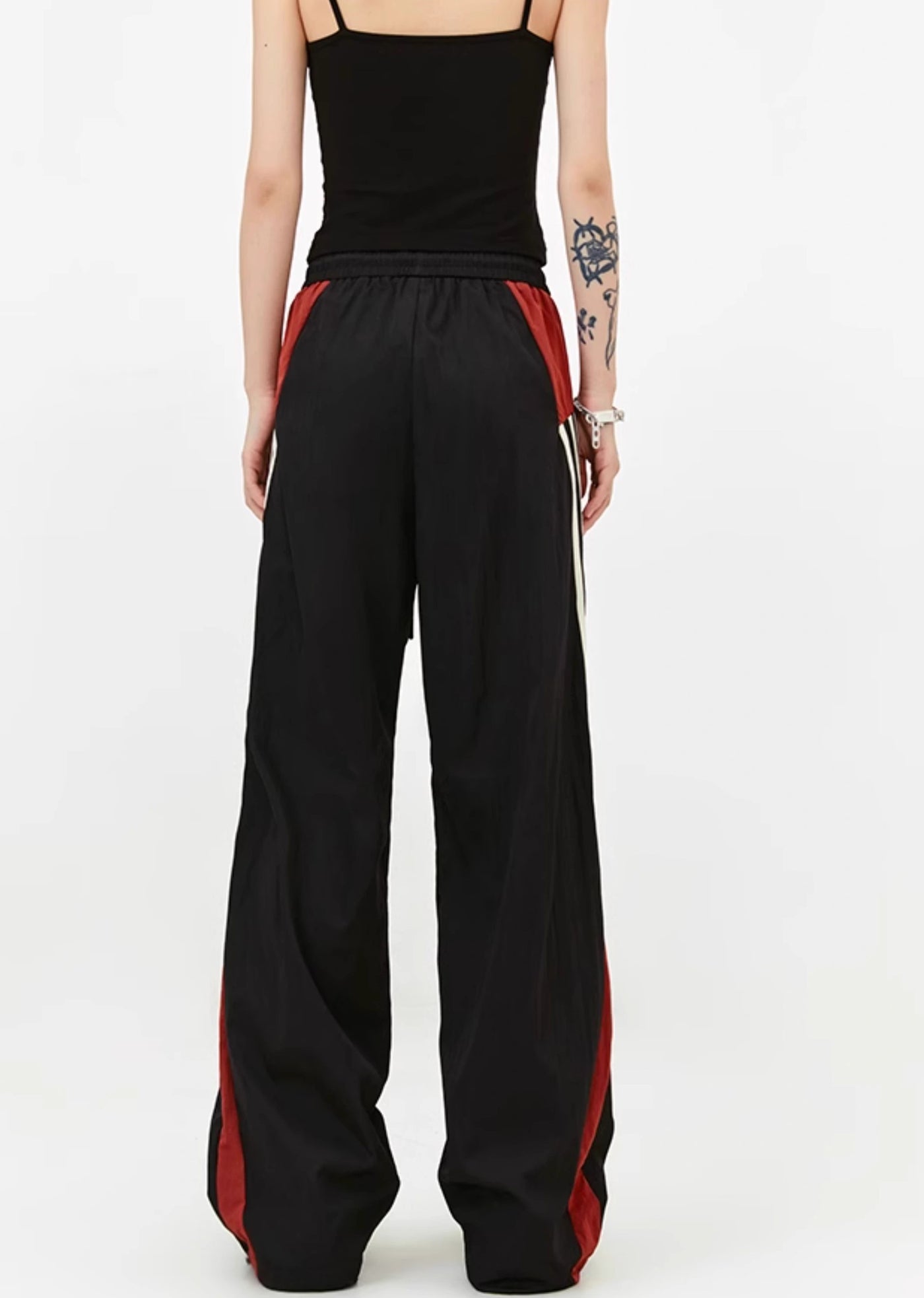 【MADEEXTREME】Sideline sporty casual design wide pants  MT0002