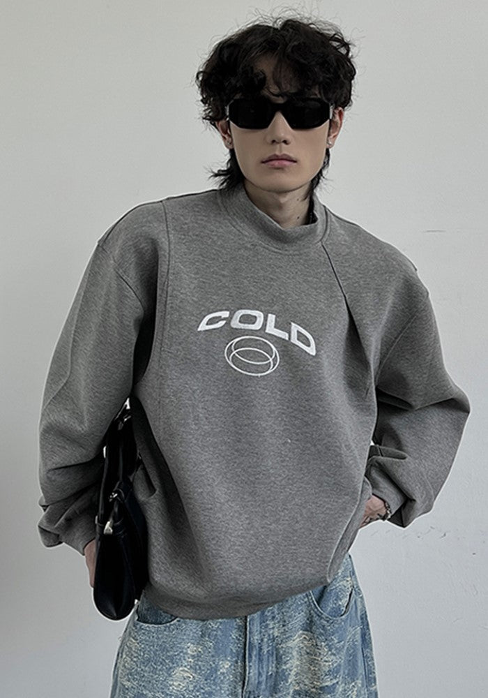 【SOULWORKER】Initial logo front design basic style sweatshirtc  SW0042