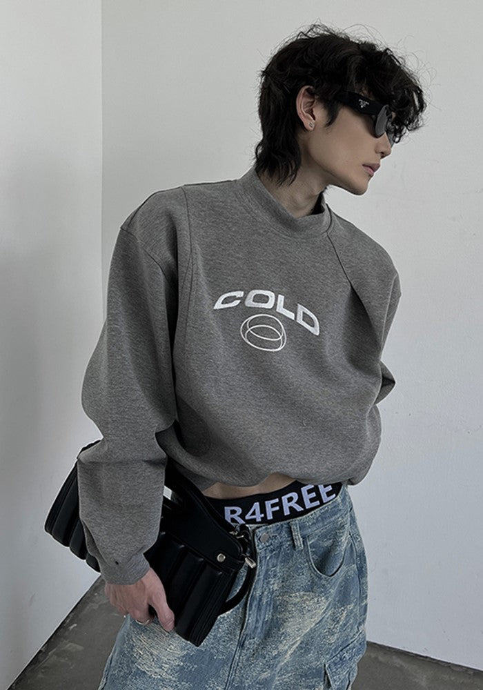 【SOULWORKER】Initial logo front design basic style sweatshirtc  SW0042