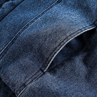 【NIHAOHAO】Double pocket design mohair point denim jacket  NH0182