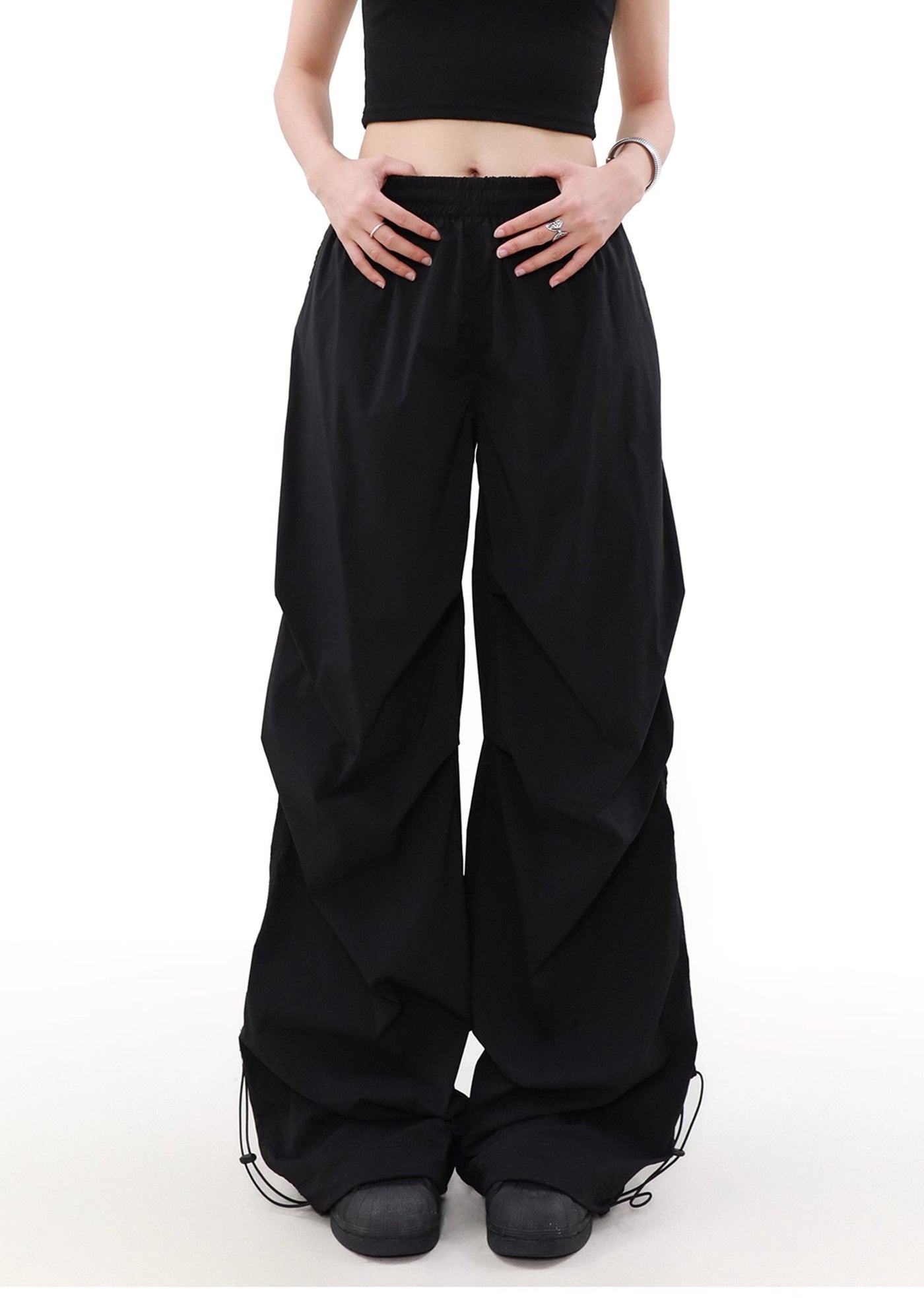 【MR nearly】Full volume silhouette Galatec casual pants  MR0094