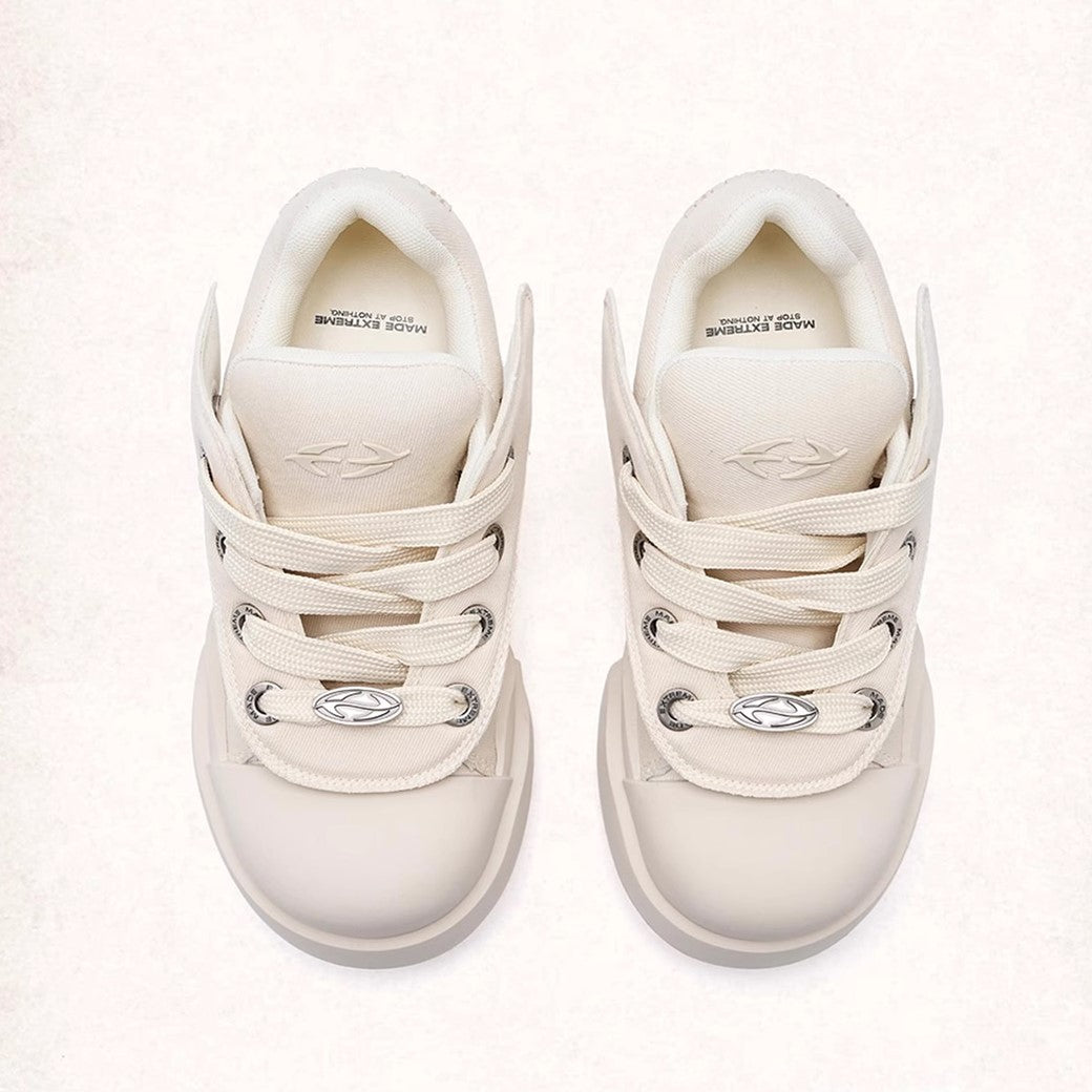 【MR nearly】Double color point street platform sneakers  MR0100
