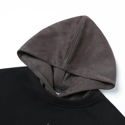 【NIHAOHAO】Layered front dark design hoodie  NH0192