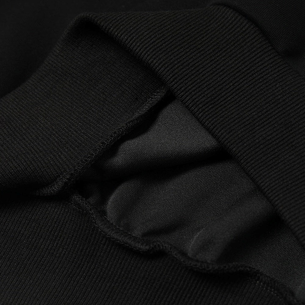 【NIHAOHAO】Layered front dark design hoodie  NH0192