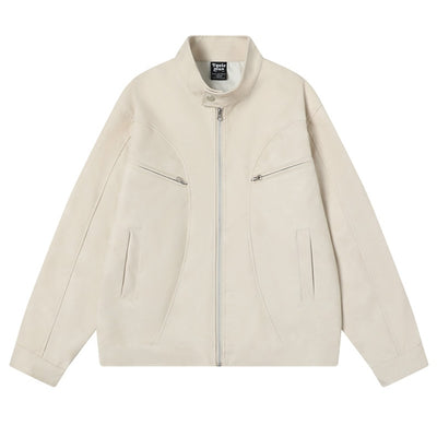 【NIHAOHAO】Basic full zip style elegant jacket  NH0194