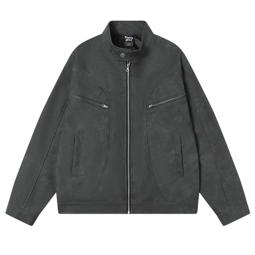 【NIHAOHAO】Basic full zip style elegant jacket  NH0194