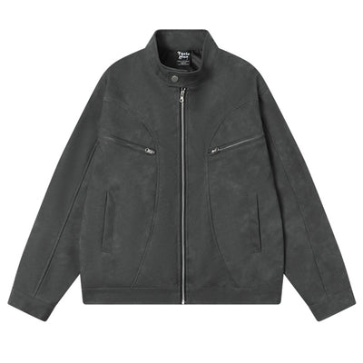 【NIHAOHAO】Basic full zip style elegant jacket  NH0194