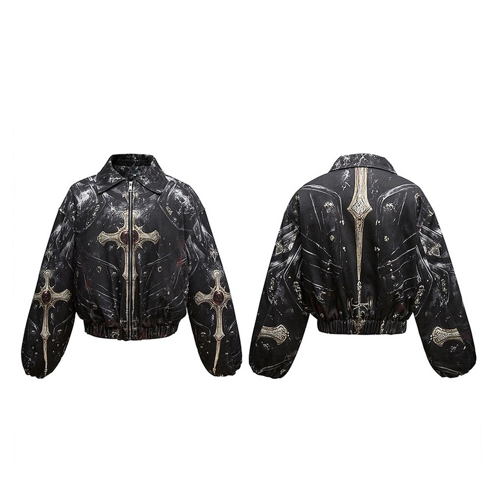 【NIHAOHAO】Armor-style gothic vintage design casual jacket  NH0197