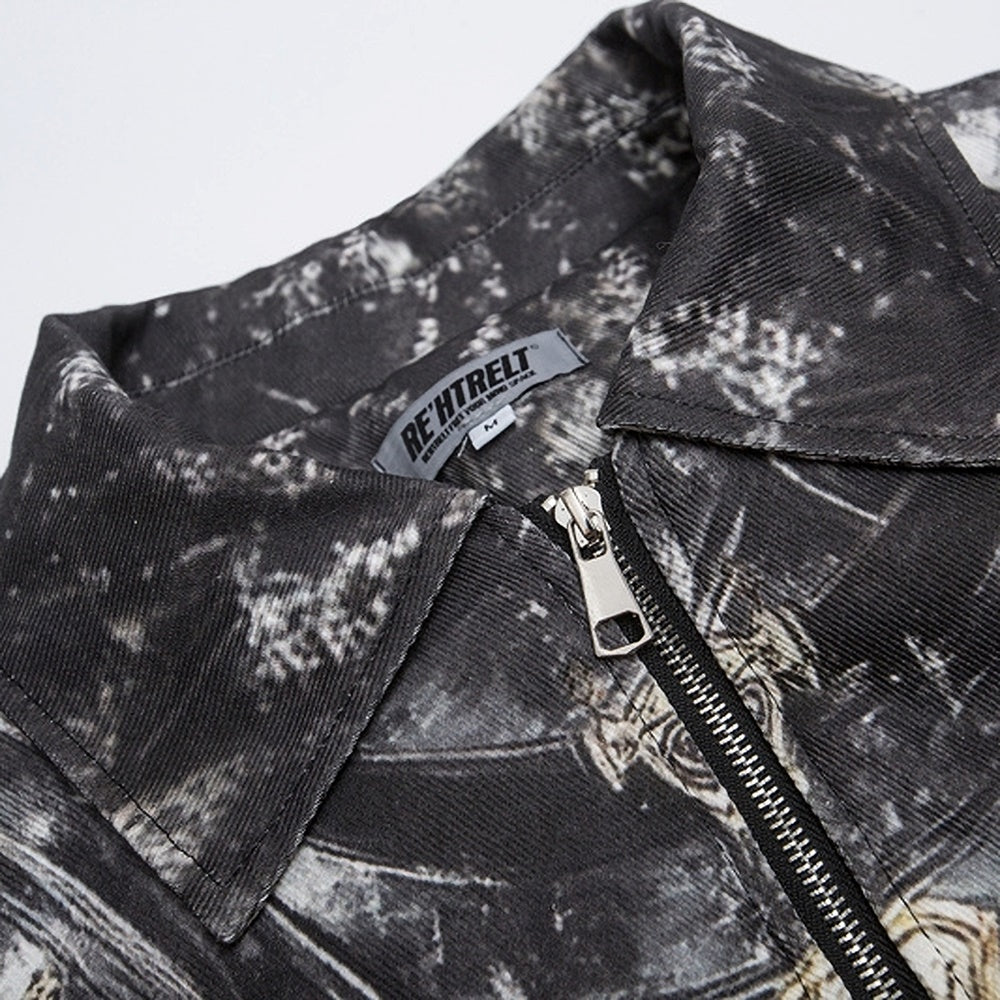 【NIHAOHAO】Armor-style gothic vintage design casual jacket  NH0197