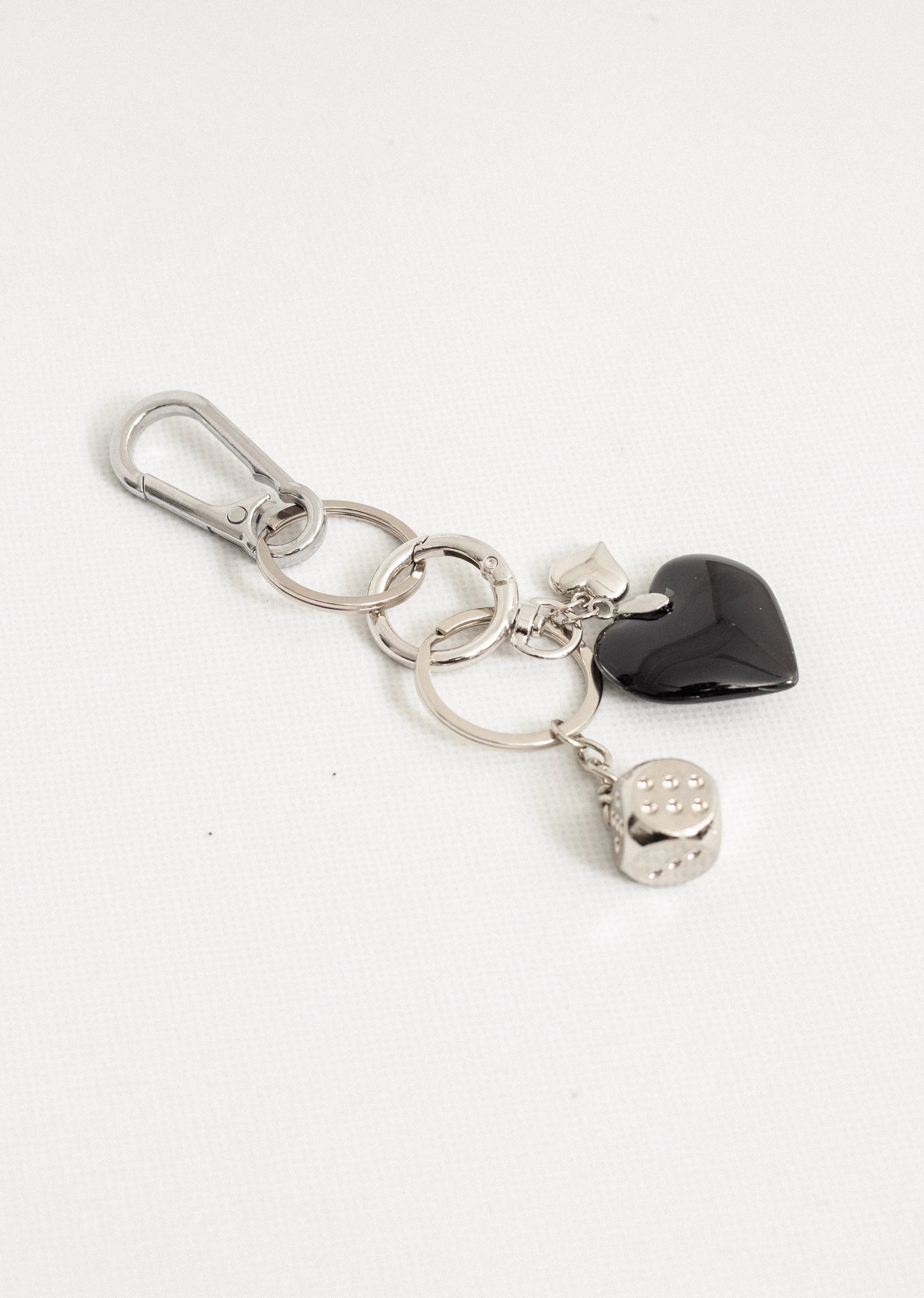 【ZERO STORE】Heart and Dice Design Double Key Chain ZS0049 – HI-LANDER