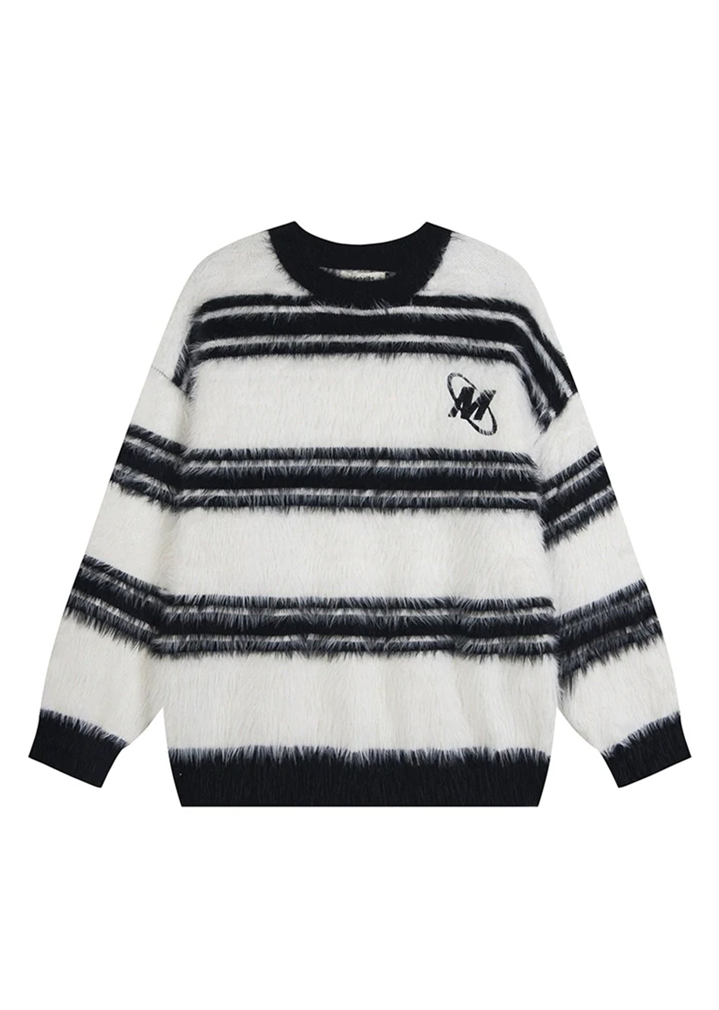 【NOONOZ】Basic line border design color knit sweater  NN0008