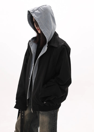 【GIBBYCNA】Gimmick Design Hoodie Plus Road Jacket  GC0009