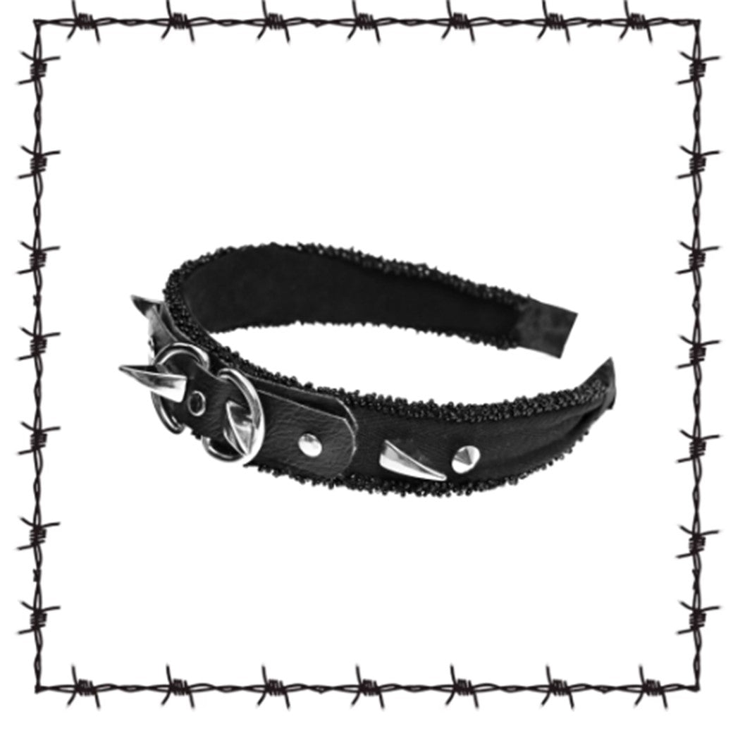 【BROKEN bone】Horned subculture mode style Maylord headband  BB0011