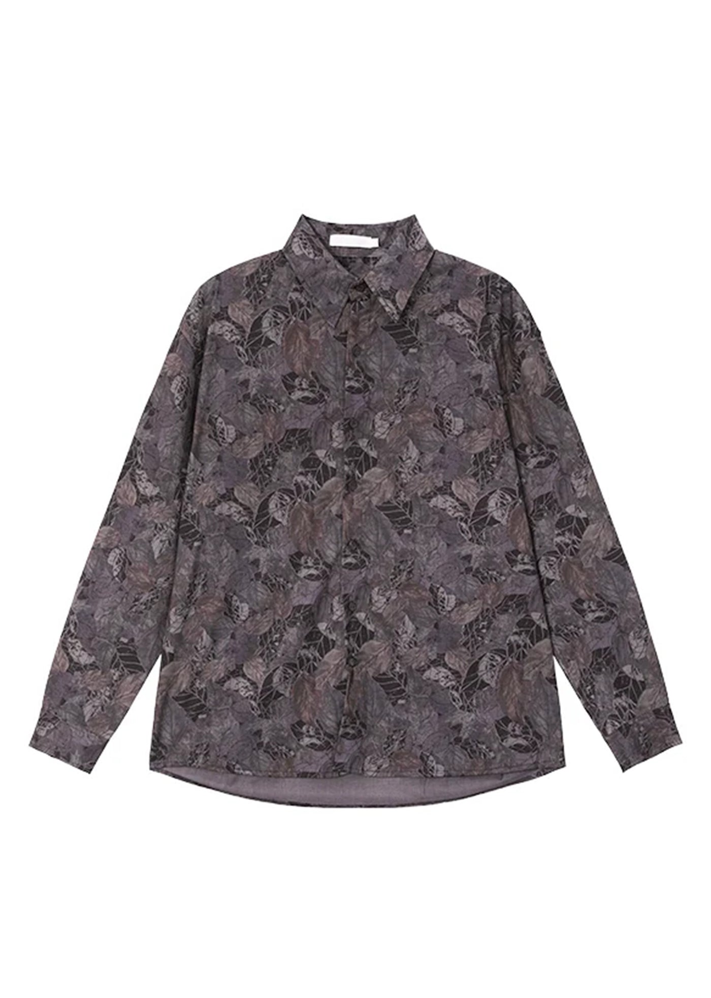 【CUIBUJU】Random floral design basic style vintage long sleeve shirt  CB0046