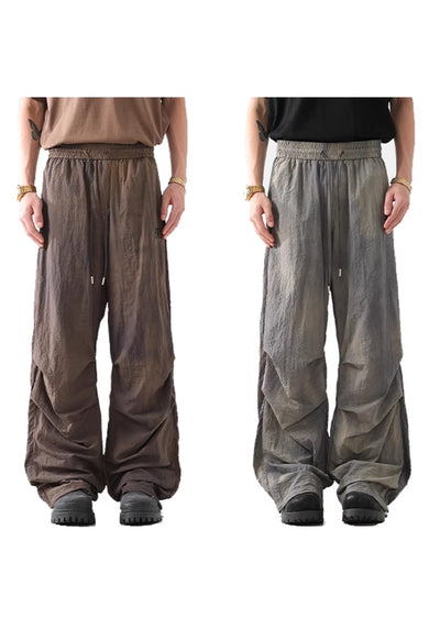 【ACRARDIC】Base Vintage Dull Color Wide Pants  AI0017