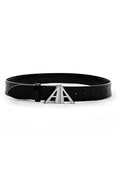 【Culture E】Triangle logo design silver color belt  CE0143