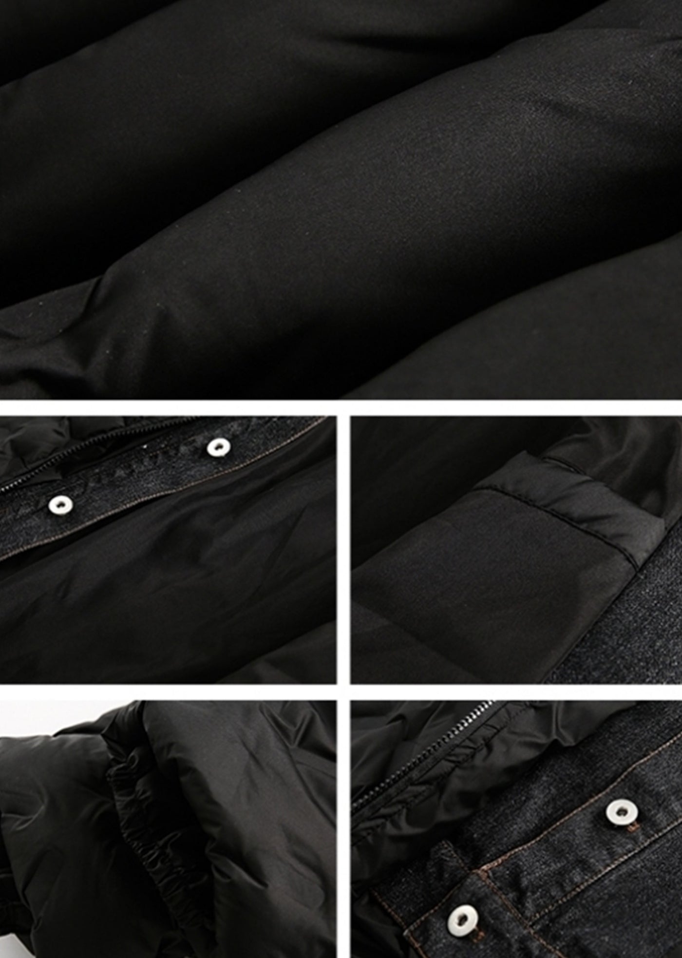 【BLACK BB】Quilted surface design neck belt jacket outerwear  BK0052