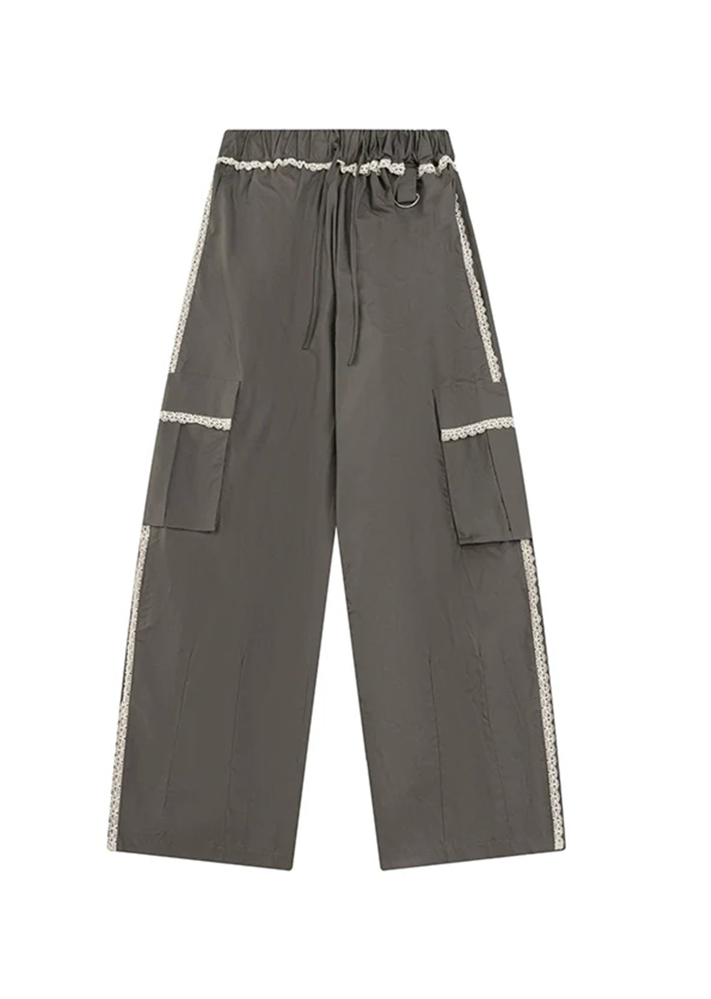 【Rayohopp】Frill design line gothic style wide pants  RH0128