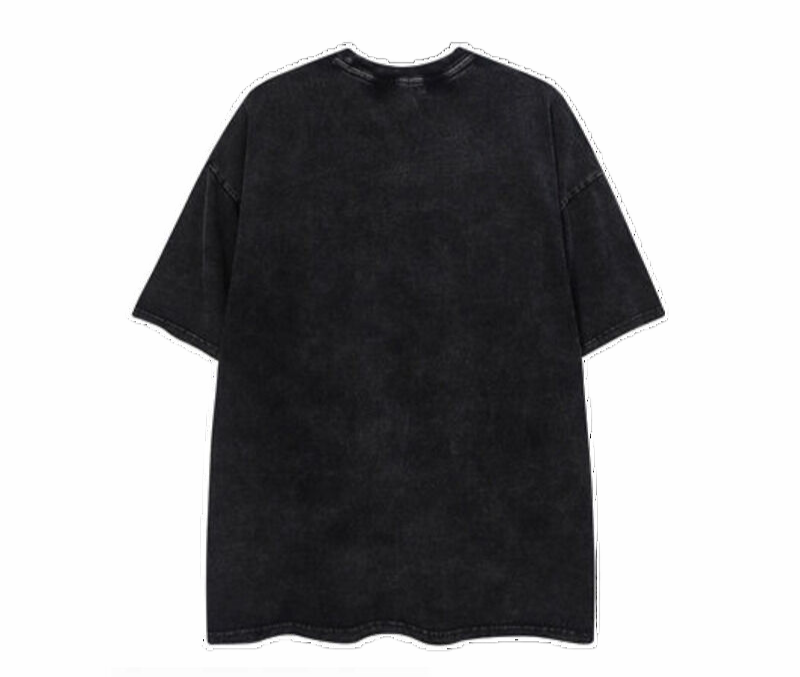 [VEG Dream] Dark print wash old cotton short sleeve T-shirt VD0205