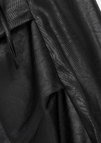 【Ken studio】Loose silhouette design multi-color leather pants  KS0011