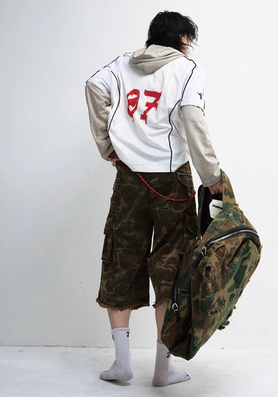 【People Style】Casual sporty vivid color initial logo design hoodie  PS0039