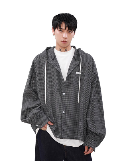 【MR nearly】Basic simple design wide over full zip hoodie  MR0134