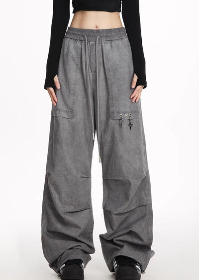 【NOONOZ】Dull basic simple wide tuck pants  NN0001