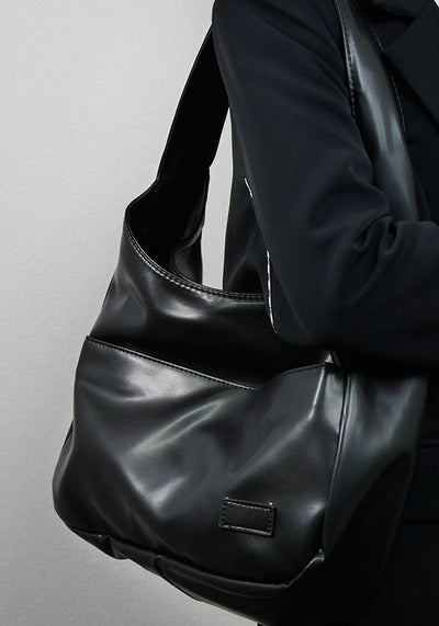 【PRT】Basic black color design all-purpose bag  PT0004