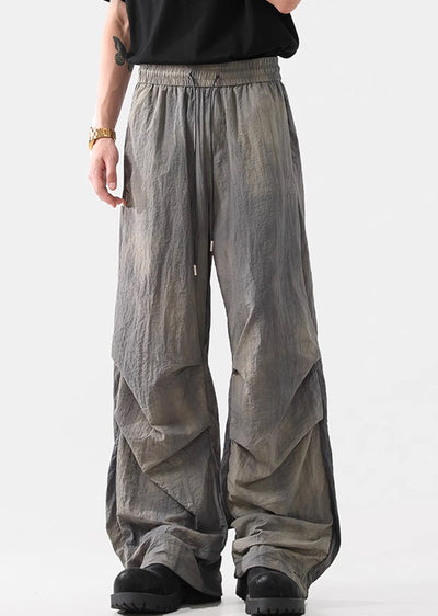 【ACRARDIC】Base Vintage Dull Color Wide Pants  AI0017