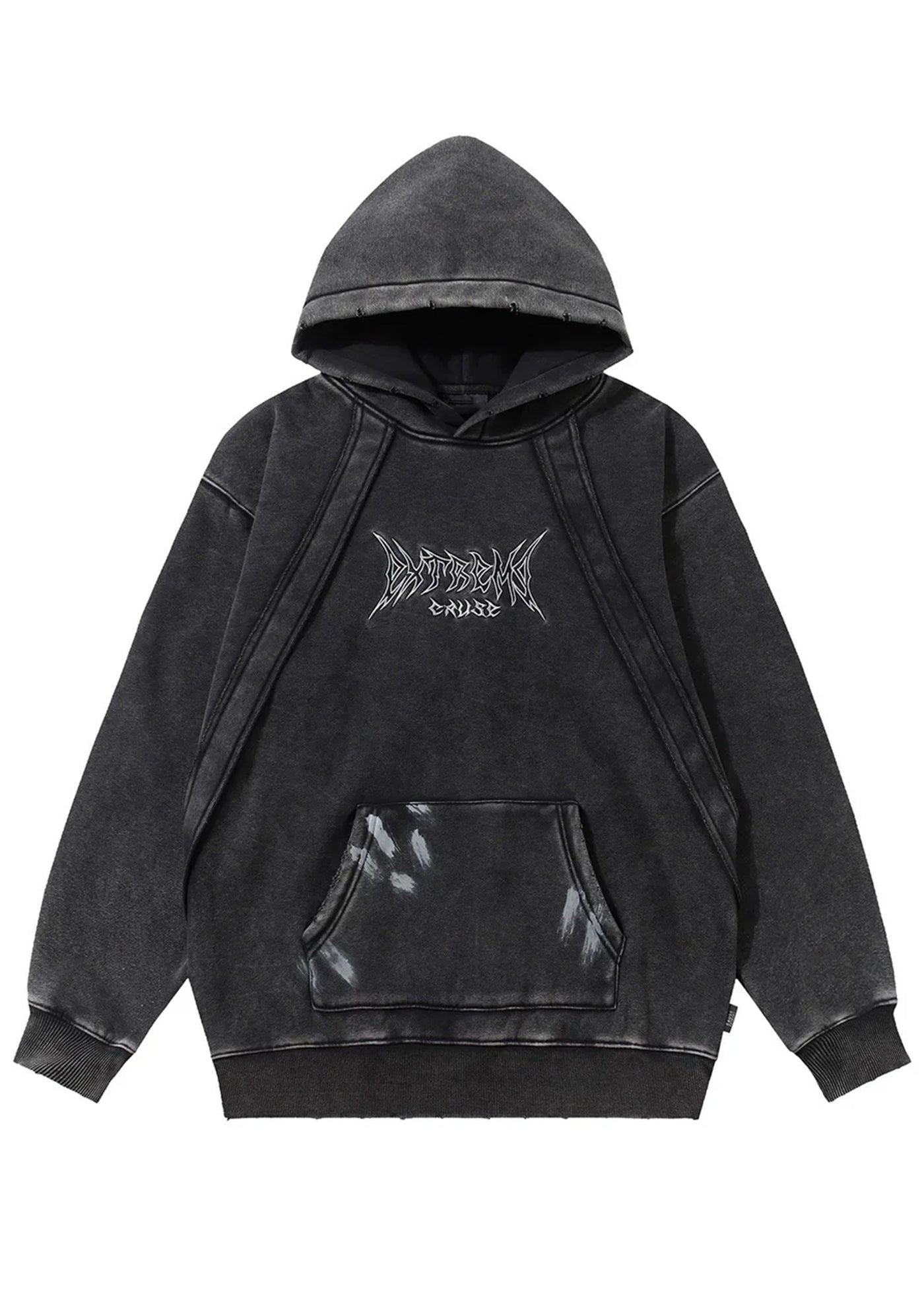 【Mz】Subculture Devil Initial Street Hoodie  MZ0053