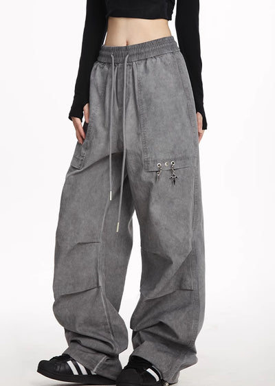 【NOONOZ】Dull basic simple wide tuck pants  NN0001