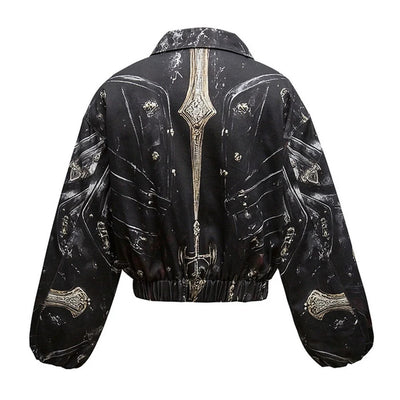 【NIHAOHAO】Armor-style gothic vintage design casual jacket  NH0197