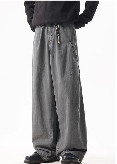 【ACRARDIC】Dull grey base colour wide silhouette pants  AI0020