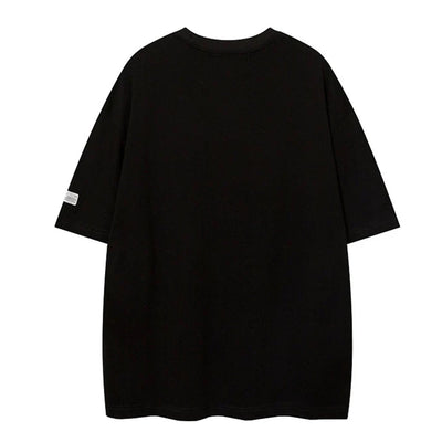 [VEG Dream] Gradient front design color simple short sleeve T-shirt VD0239