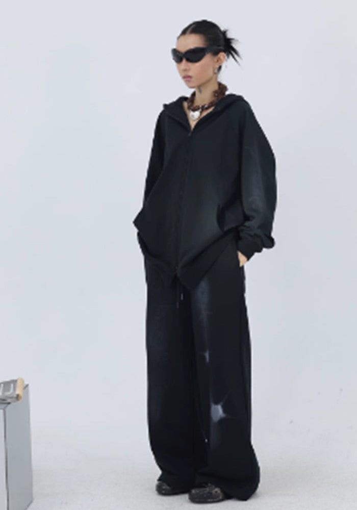 FUZZYKON】Basic random wash simple street sweat setup FK0031 – HI 